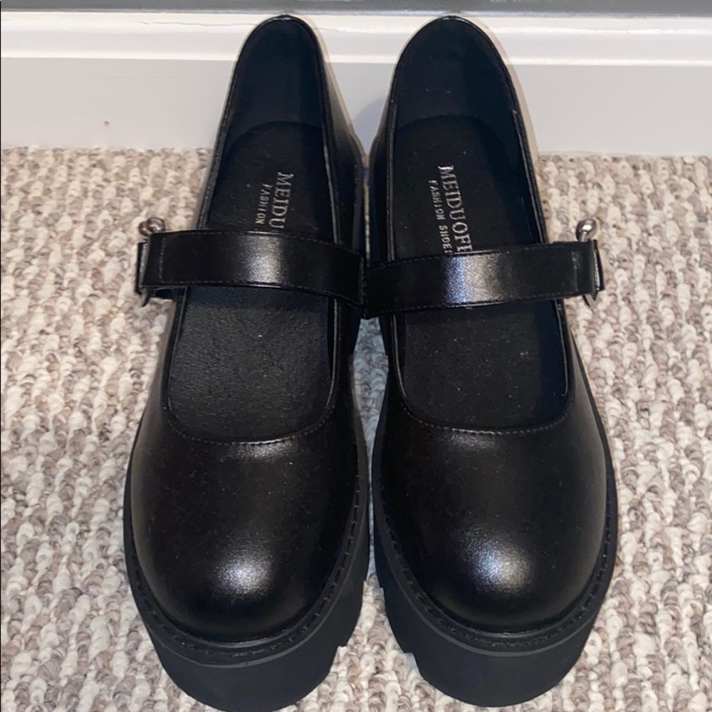 Platform “Mary Jane” shoes